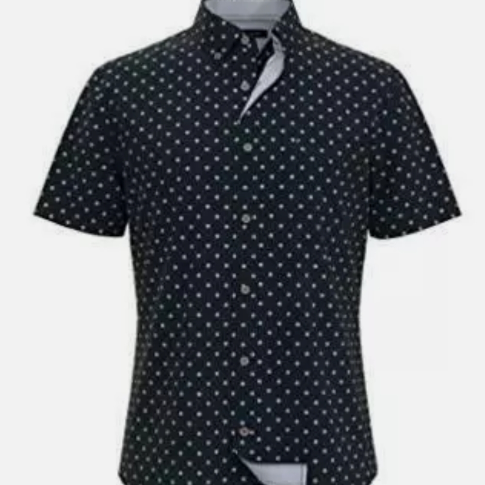 Tommy Hilfiger Button Down shirt collared navy XL